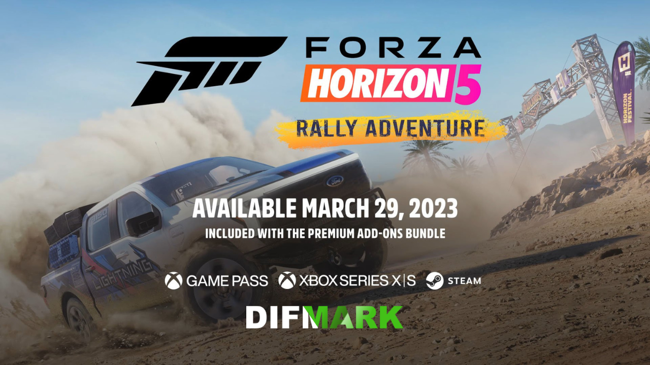 Rally Adventure DLC for Forza Horizon 5 is scheduled for March 29