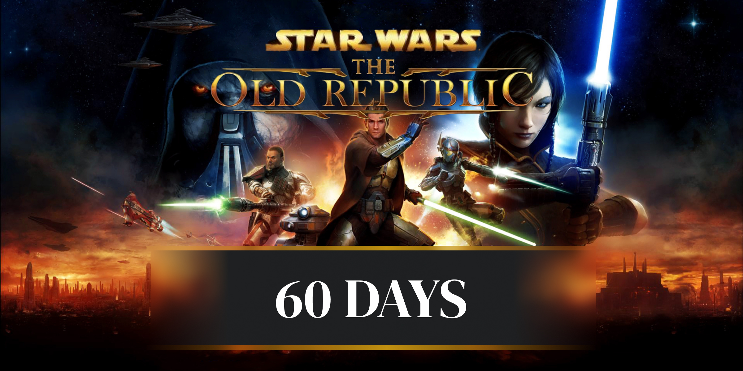 Star Wars The Old Republic Prepaid Time Card 60 Days