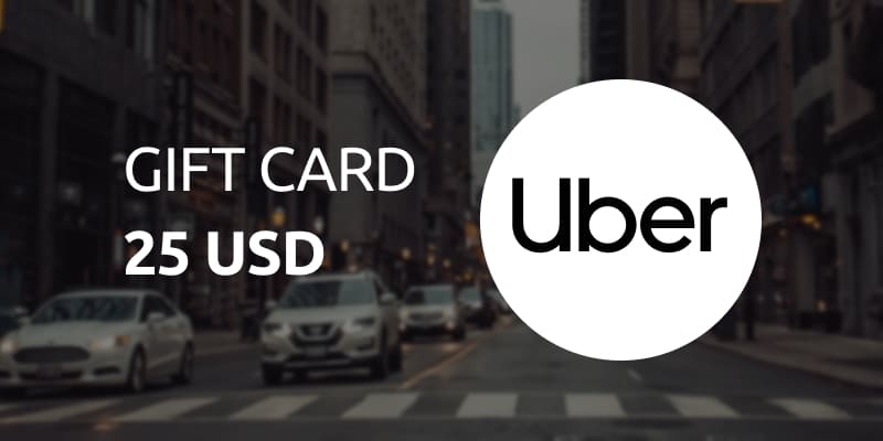 Uber Gift Card 25 USD