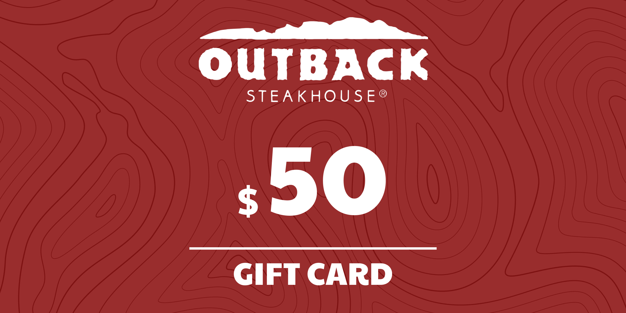 Outback Steakhouse Gift Card 50 USD