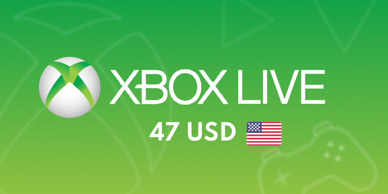 XBOX Live Gift Card 47 USD