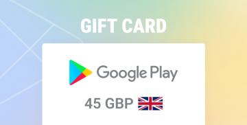 购买 Google Play Gift Card 45 GBP
