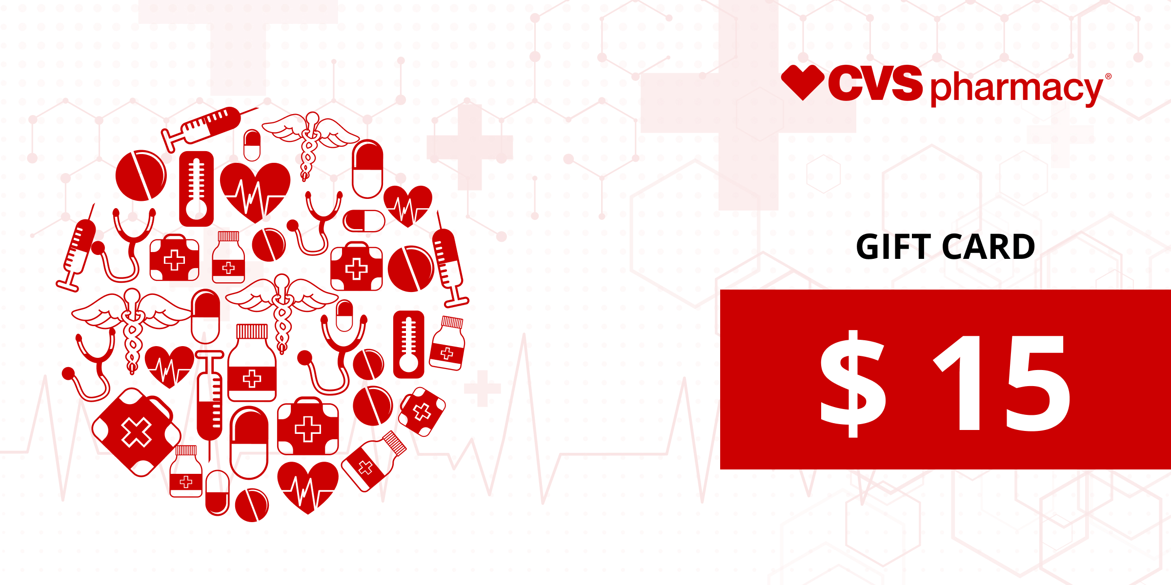 CVS Pharmacy Gift Card 15 USD