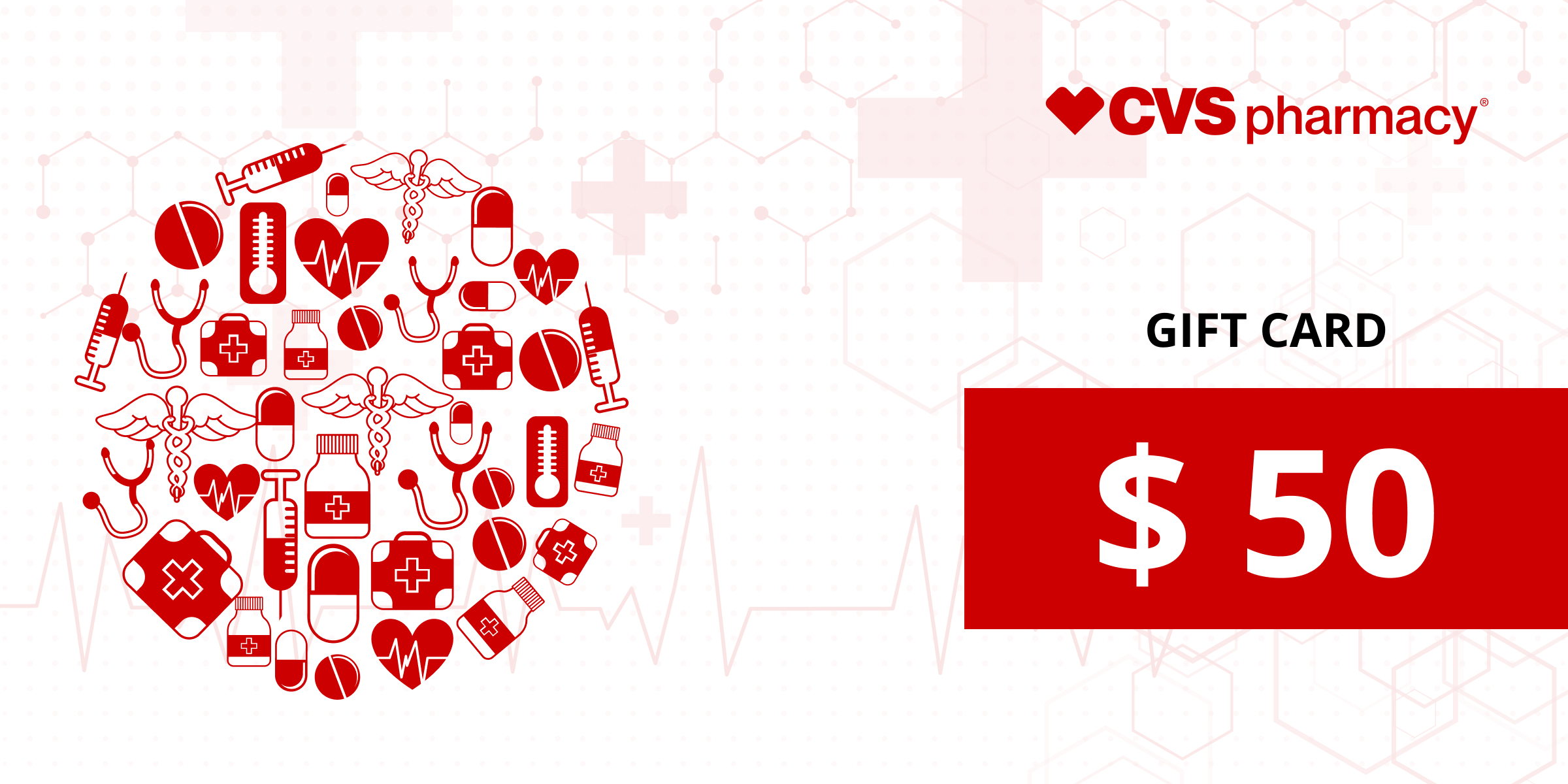CVS Pharmacy Gift Card 50 USD