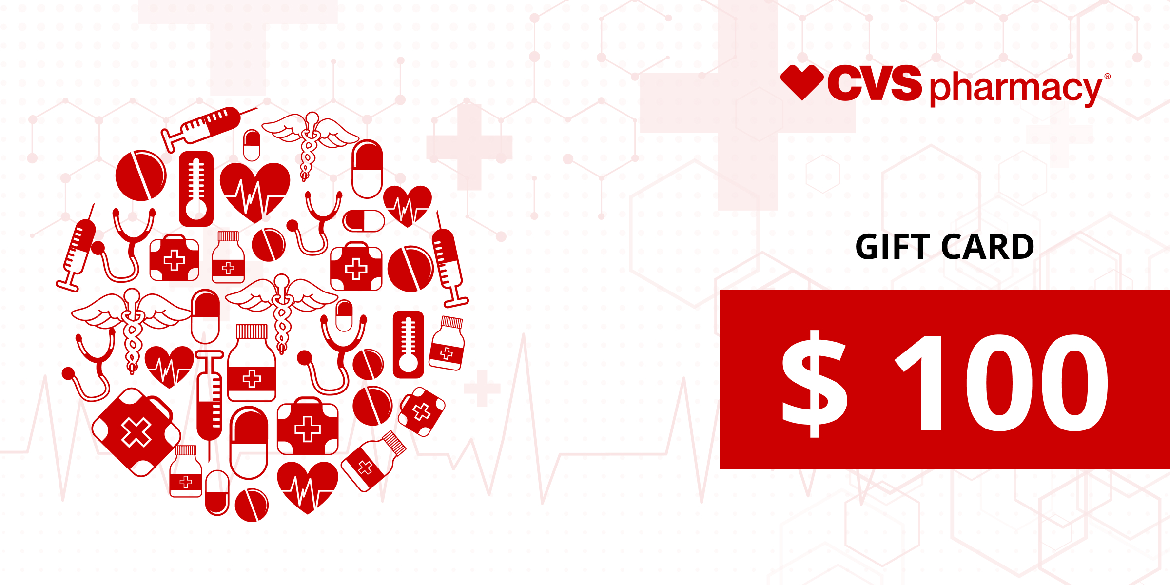 CVS Pharmacy Gift Card 100 USD