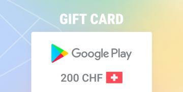 Google Play Gift Card 200 CHF الشراء