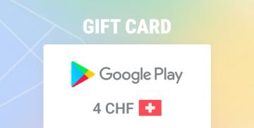 Satın almak Google Play Gift Card 4 CHF 