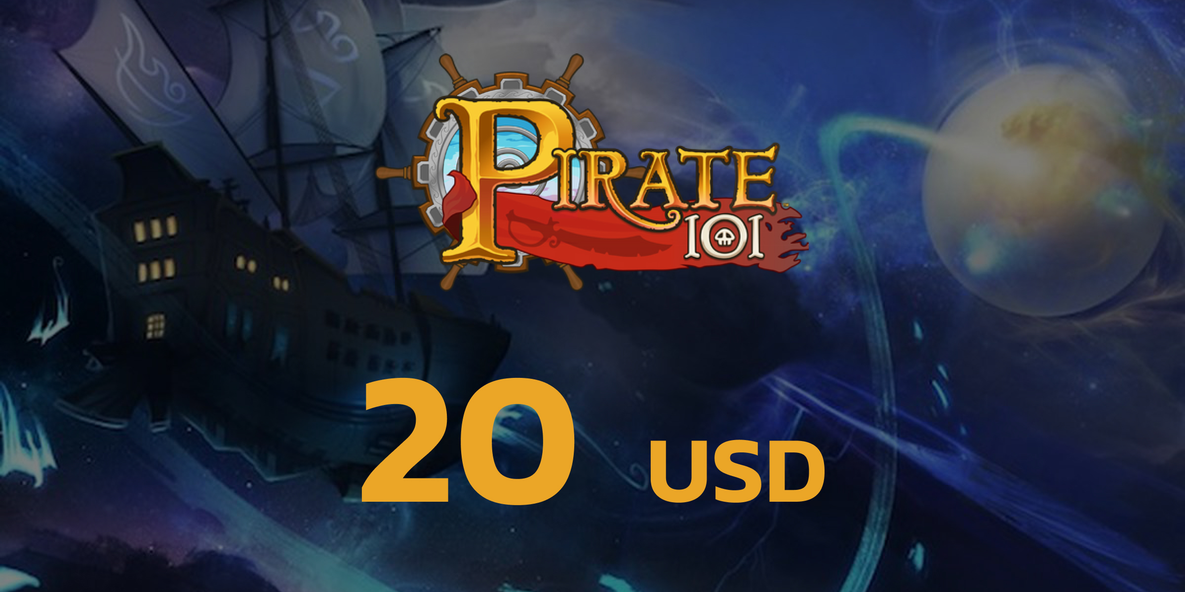 Pirate 101 Gift Card 20 USD
