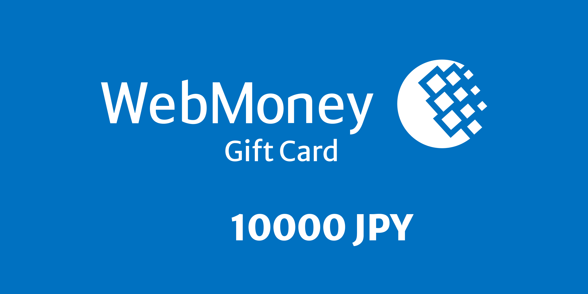 WebMoney Gift Card 10000 JPY