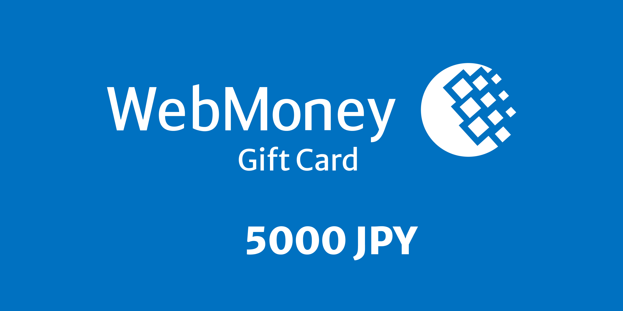 WebMoney Gift Card 5000 JPY