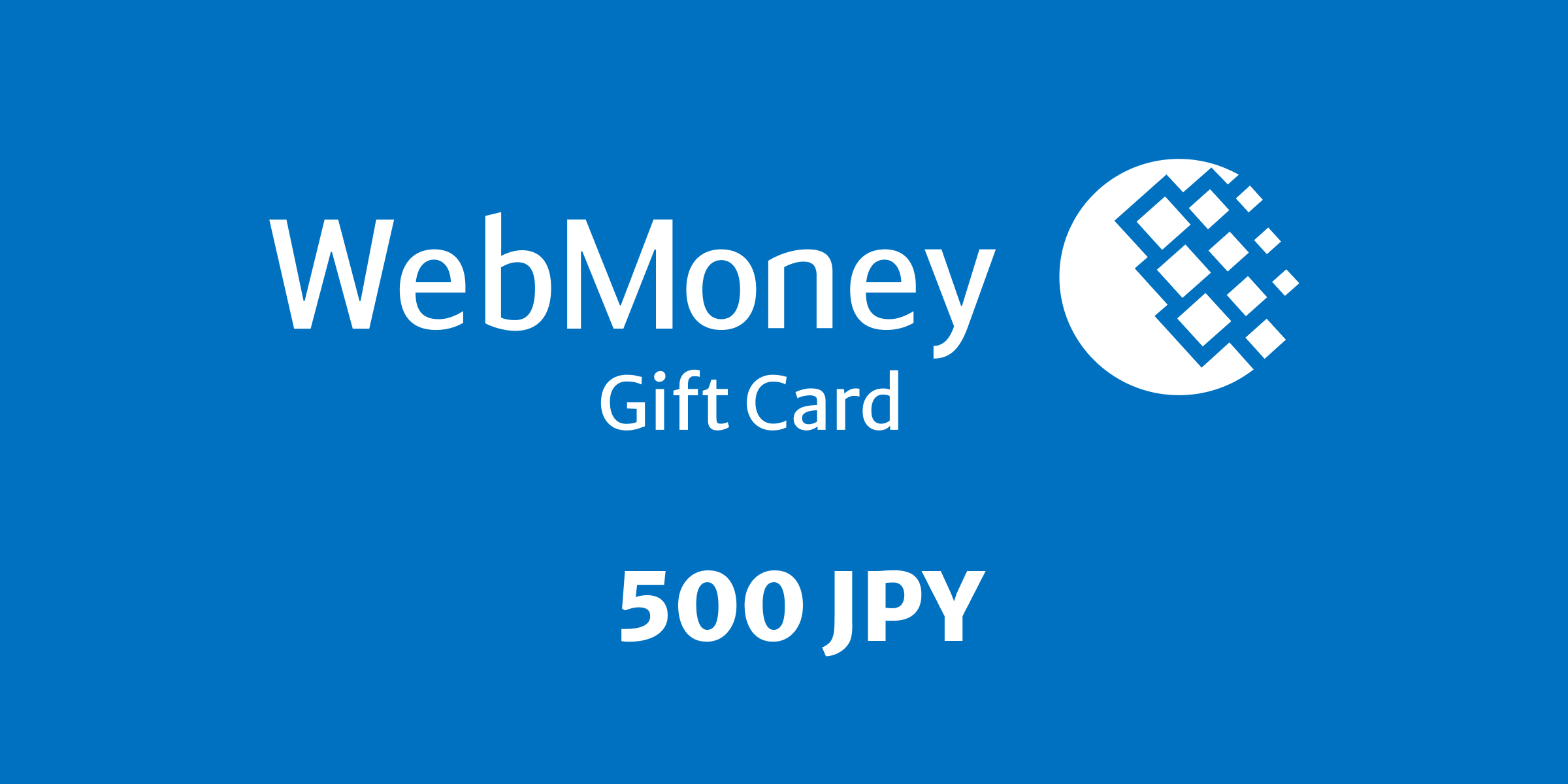 WebMoney Gift Card 500 JPY