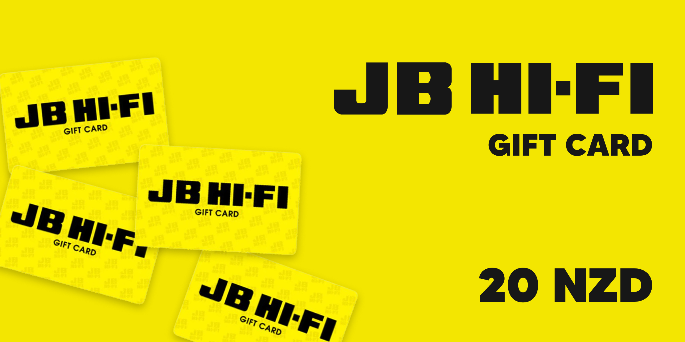 JB HiFi Gift Card 20 NZD