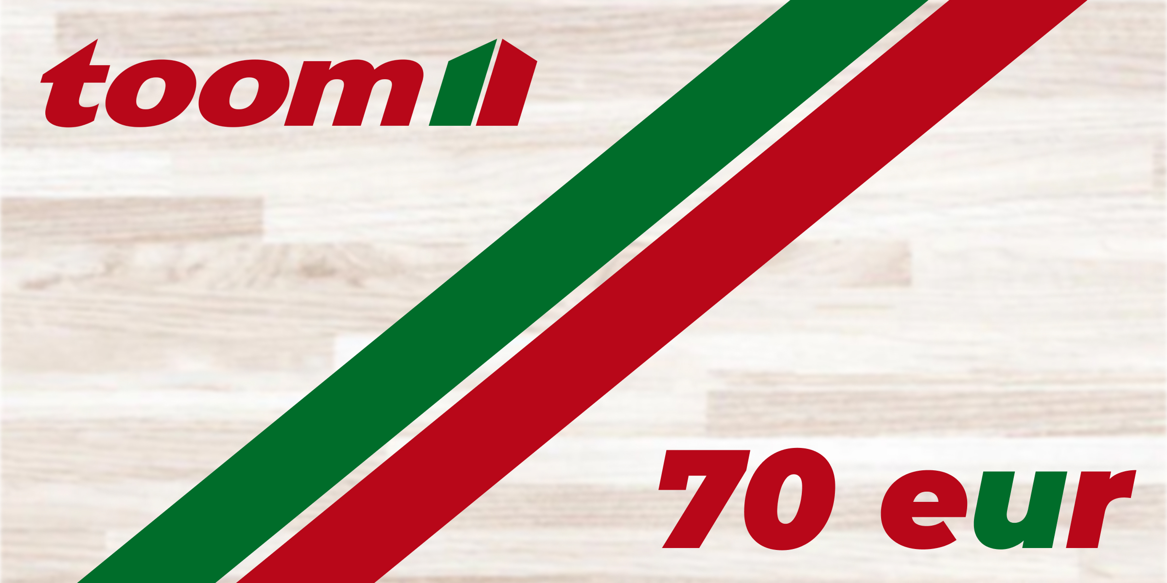 Toom Baumarkt Gift Card 70 EUR