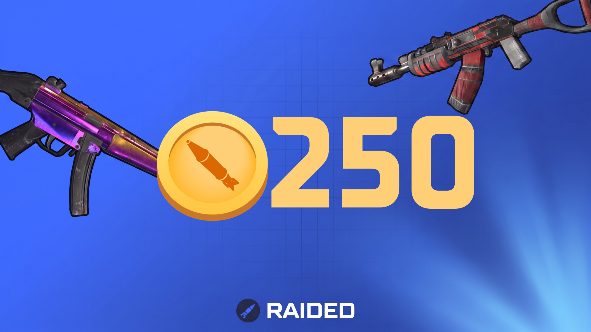 Raided Gift Card 250 Coins