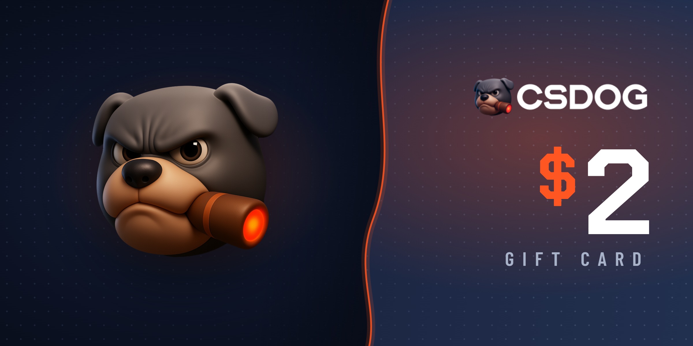 CSDOG Gift Card 2 USD