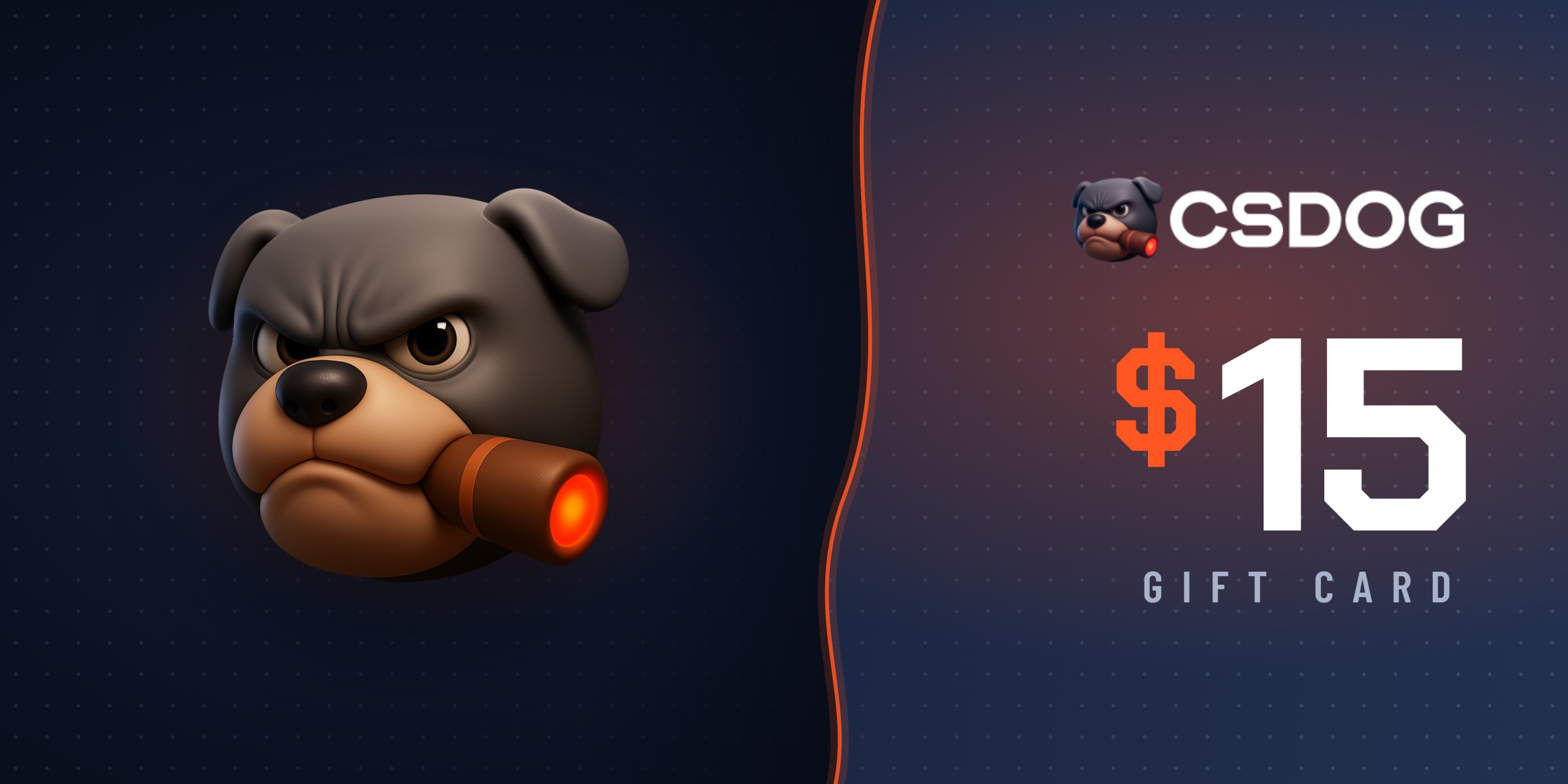 CSDOG Gift Card 15 USD
