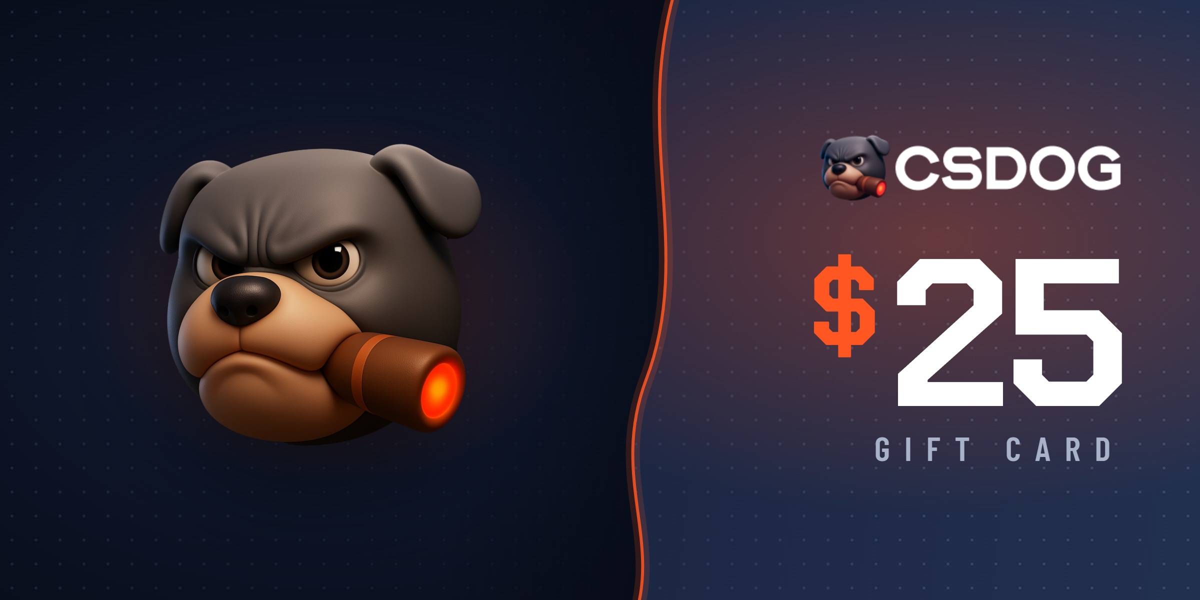 CSDOG Gift Card 25 USD