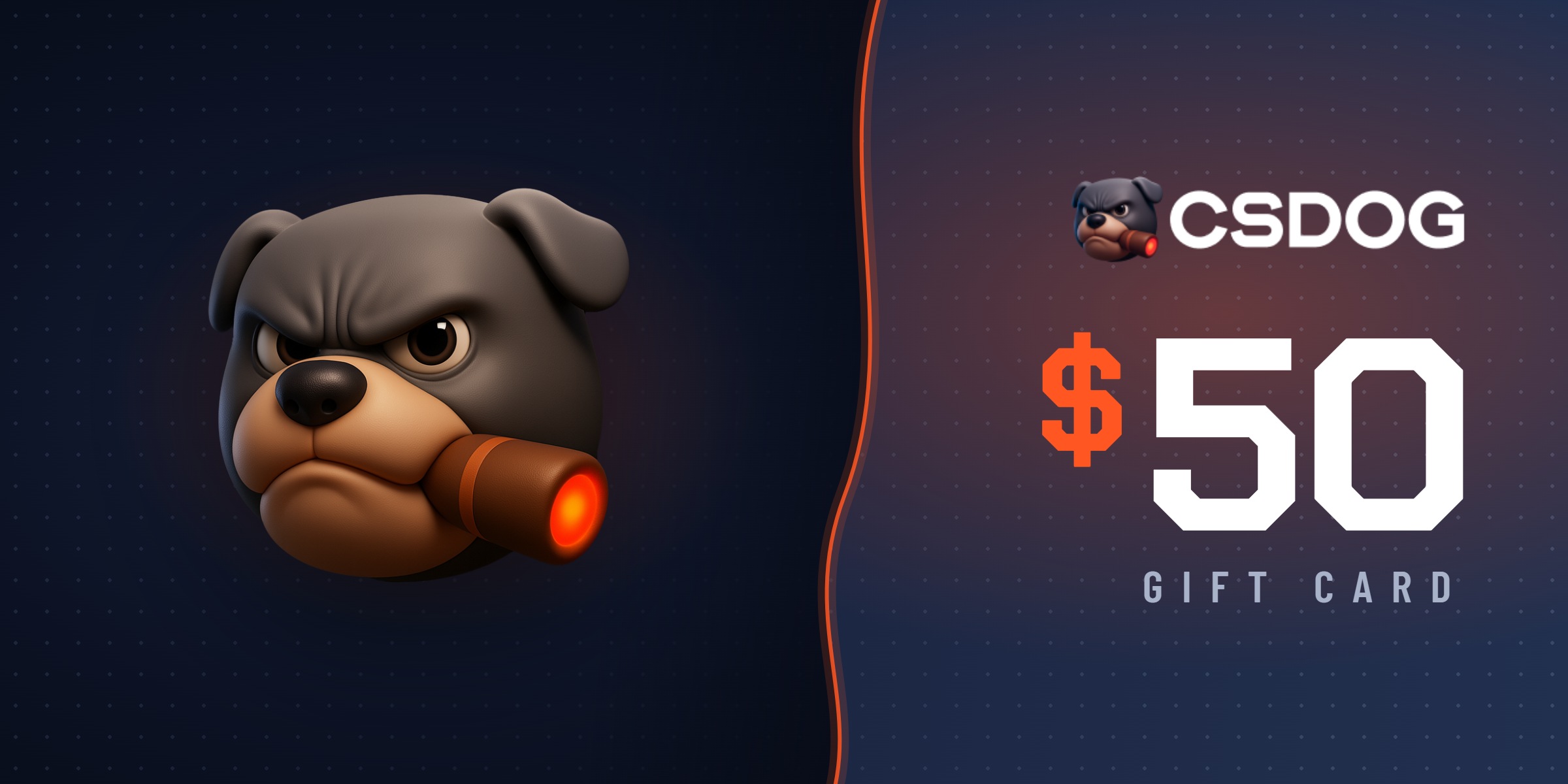 CSDOG Gift Card 50 USD