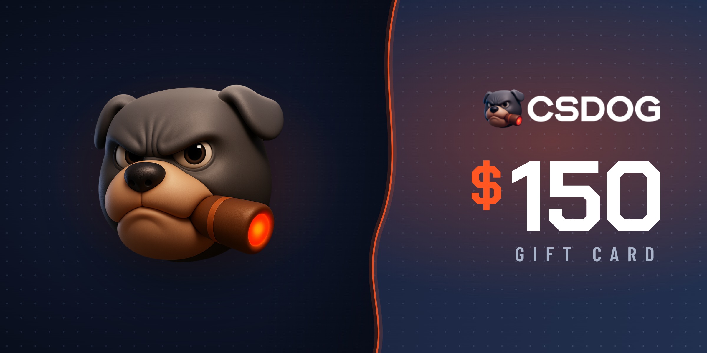 CSDOG Gift Card 150 USD