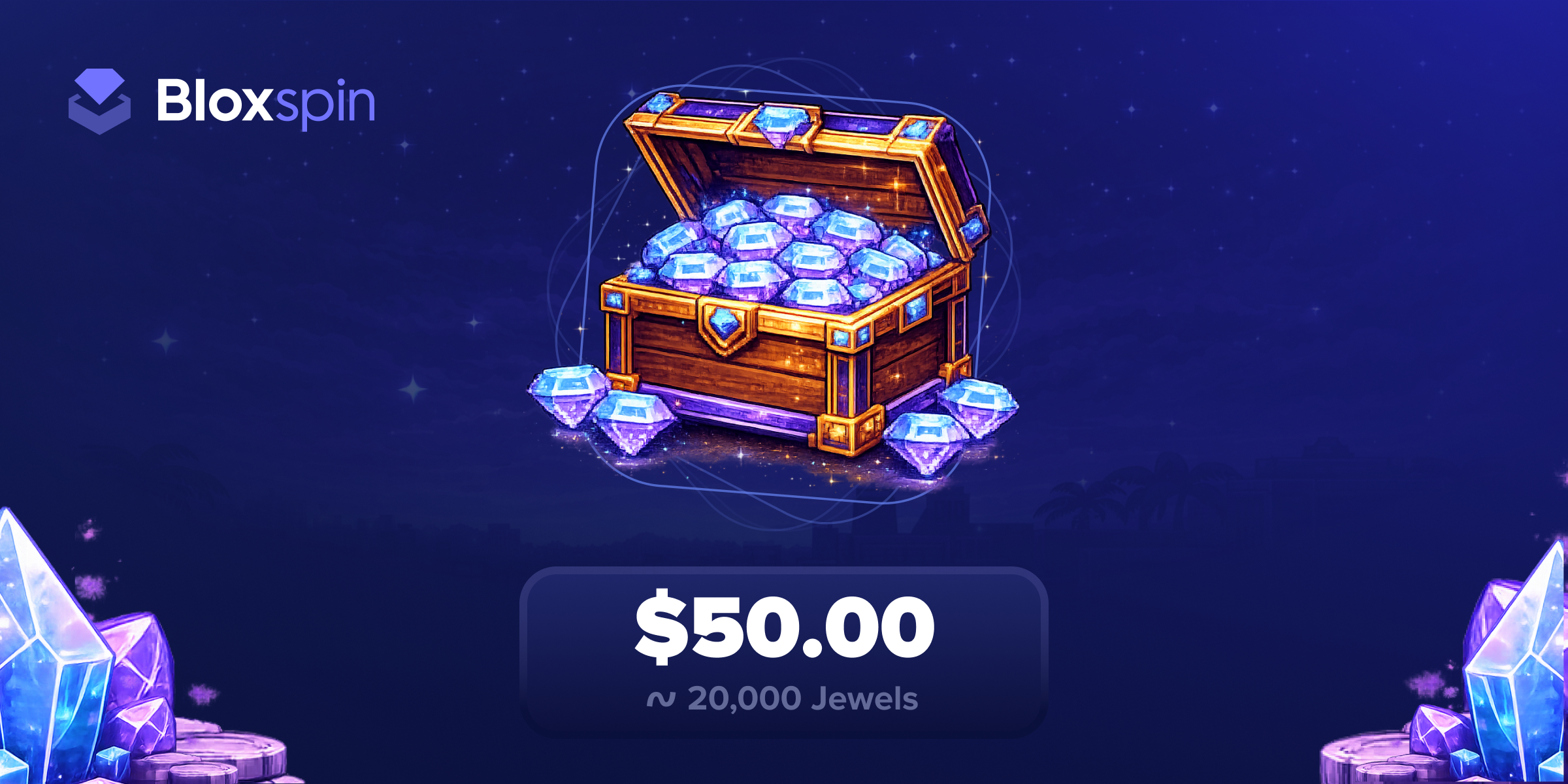 Bloxspin Gift Card 50 USD
