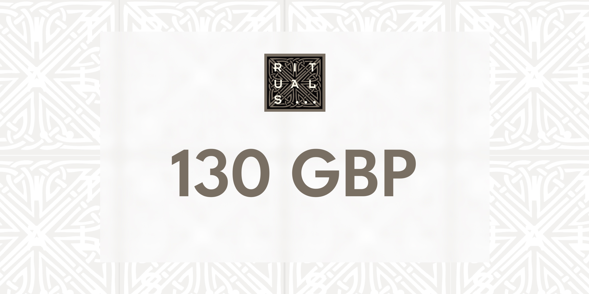 Rituals Gift Card 130 GBP