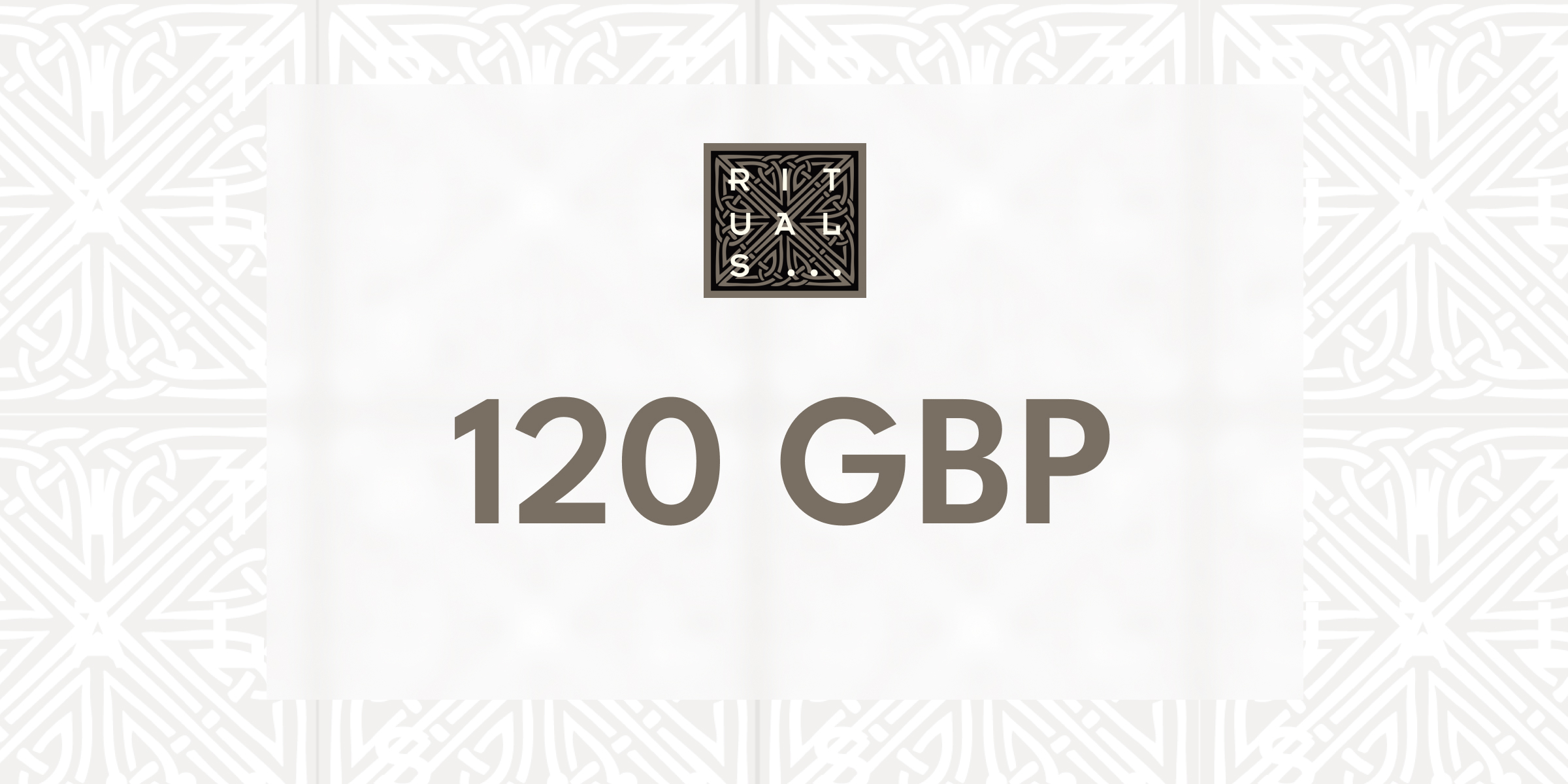 Rituals Gift Card 120 GBP