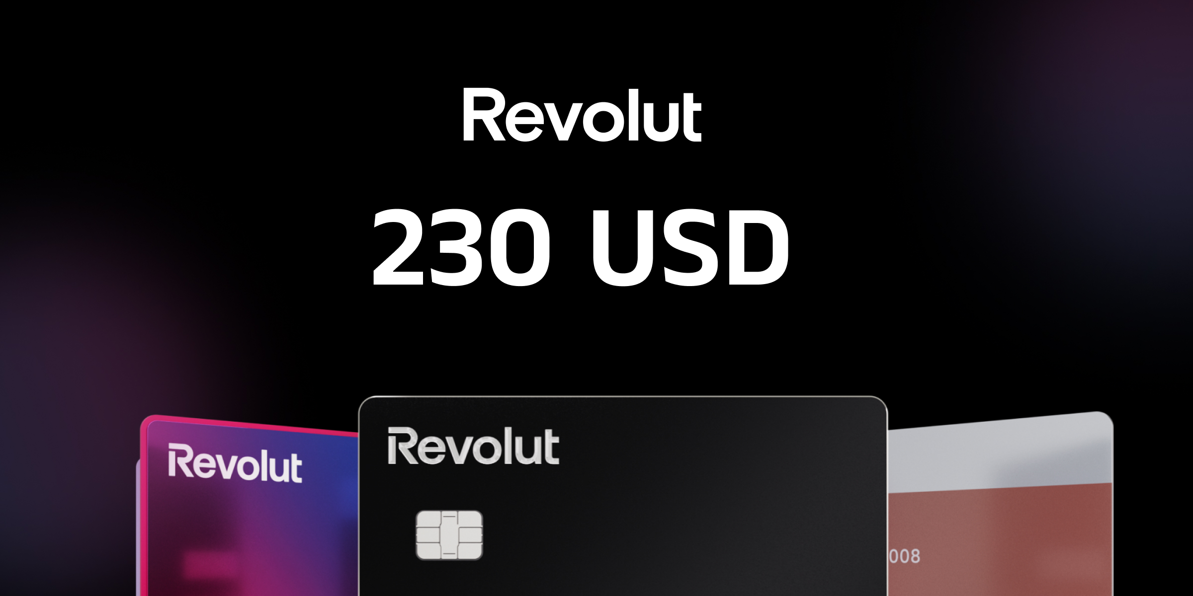 Revolut Gift Card 230 USD