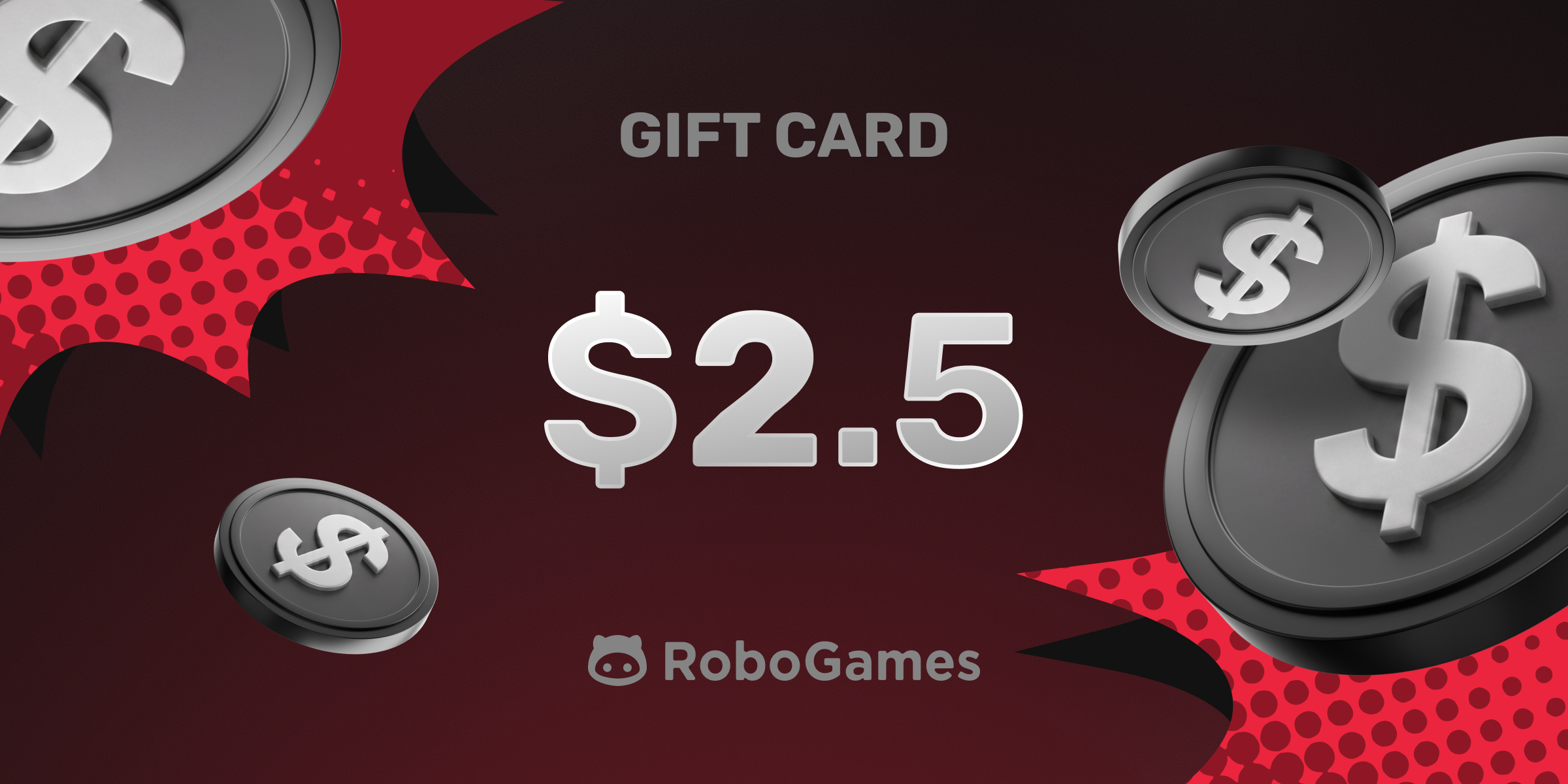 RoboGames Gift Card 2.5 USD