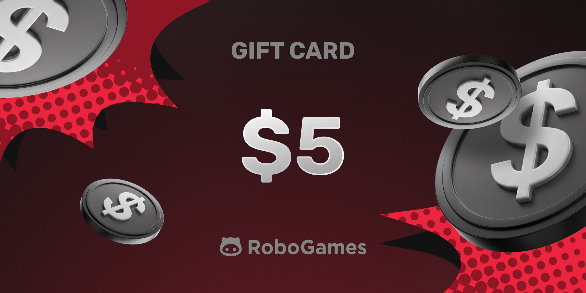 RoboGames Gift Card 5 USD