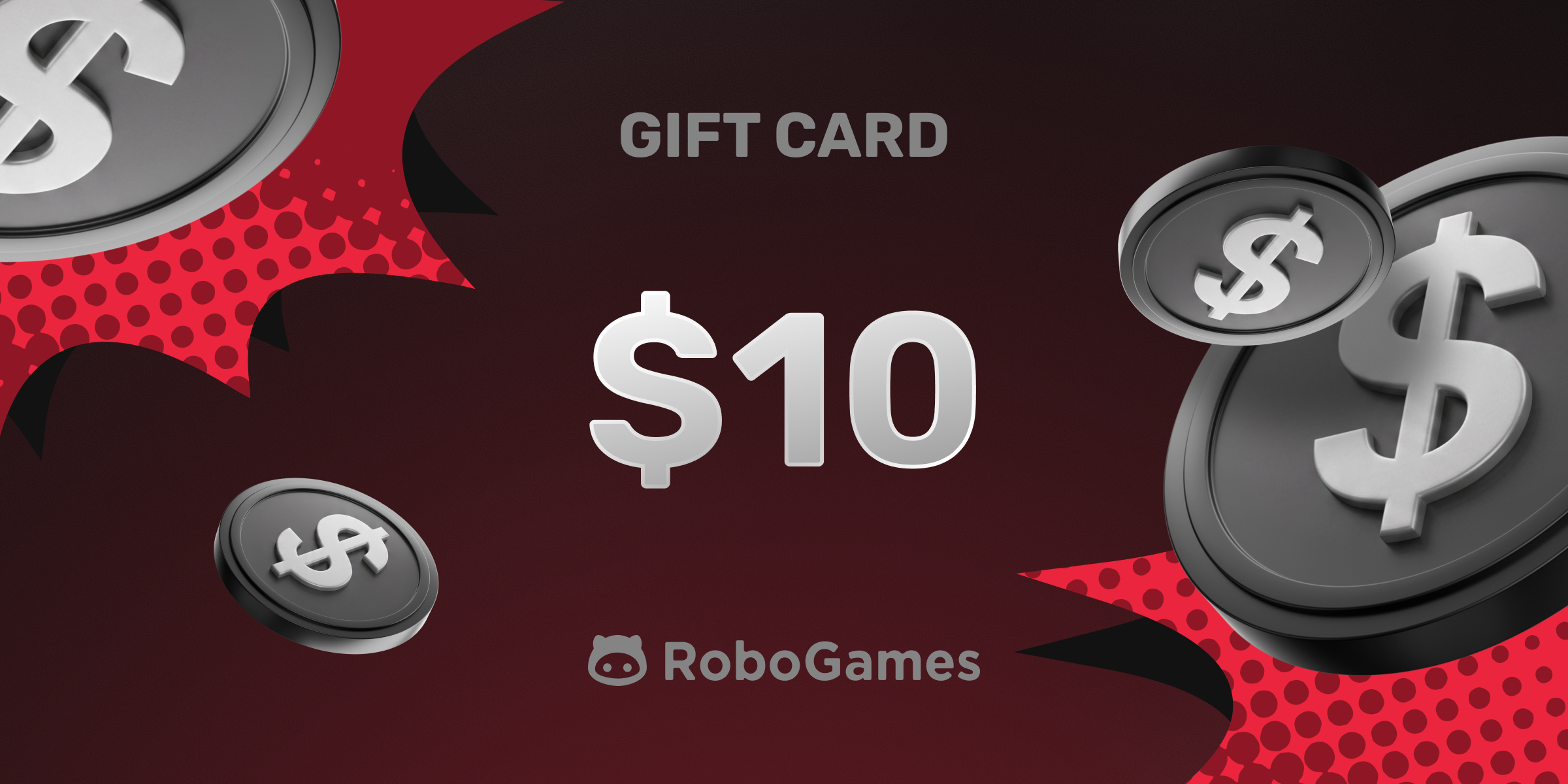 RoboGames Gift Card 10 USD