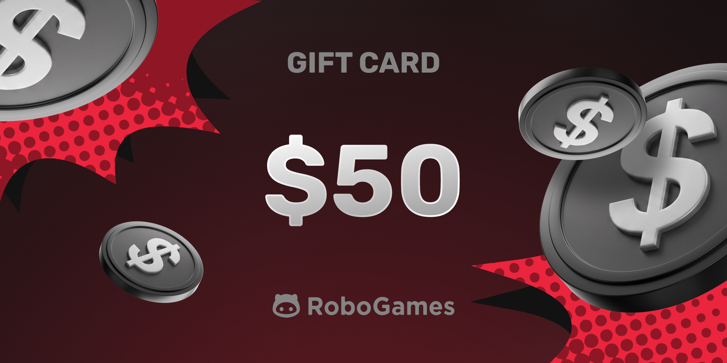 RoboGames Gift Card 50 USD