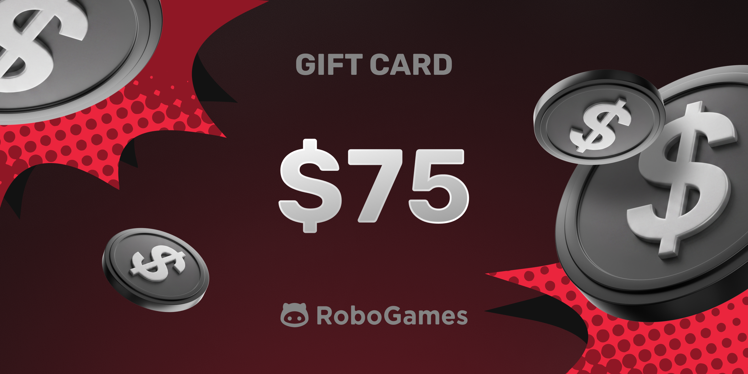 RoboGames Gift Card 75 USD