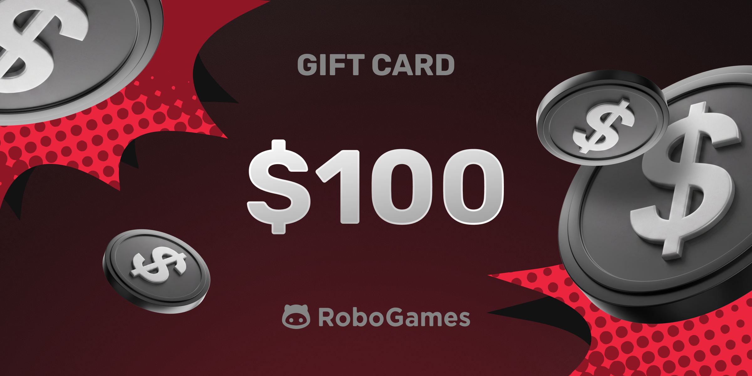 RoboGames Gift Card 100 USD