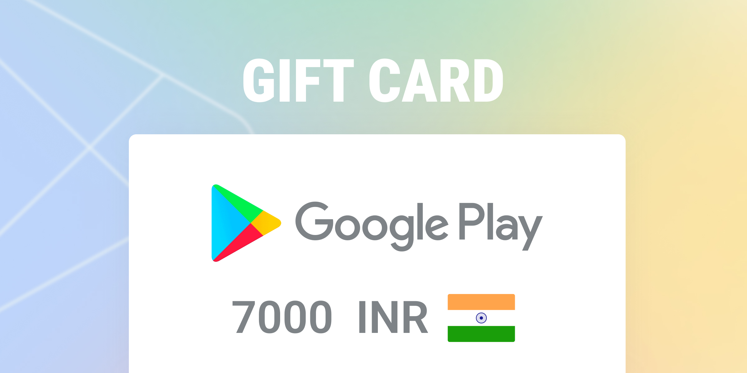 Google Play Gift Card 7000 INR
