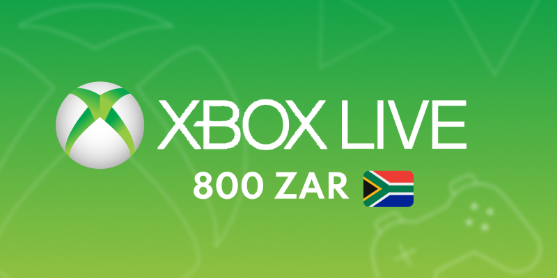 XBOX Live Gift Card 800 ZAR