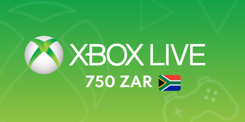 XBOX Live Gift Card 750 ZAR
