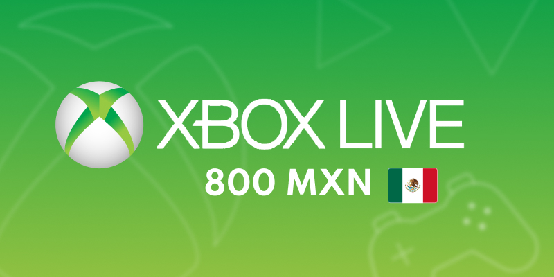 XBOX Live Gift Card 800 MXN