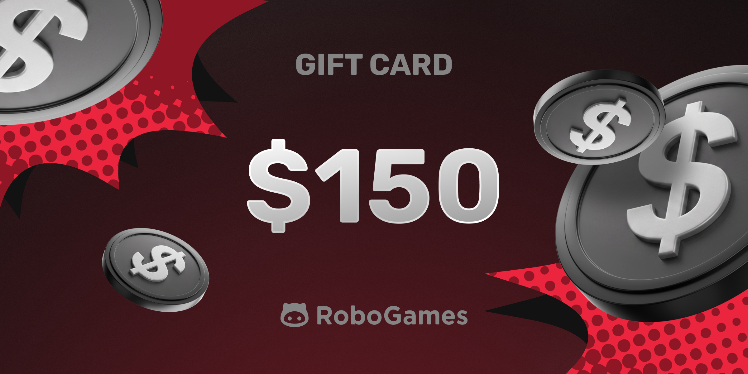 RoboGames Gift Card 150 USD