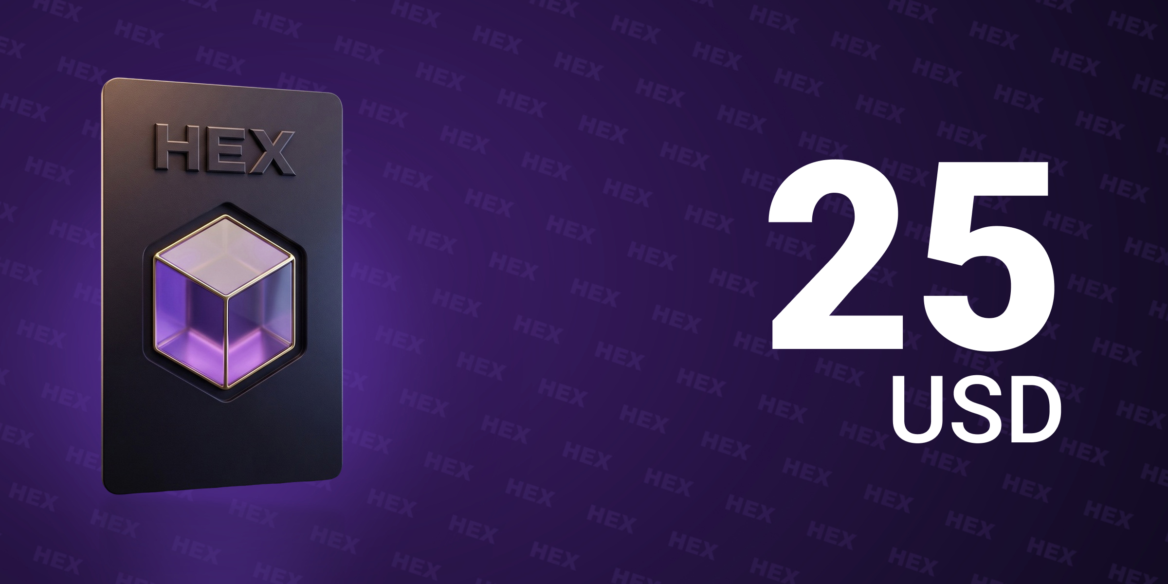HEX Gift Card 25 USD
