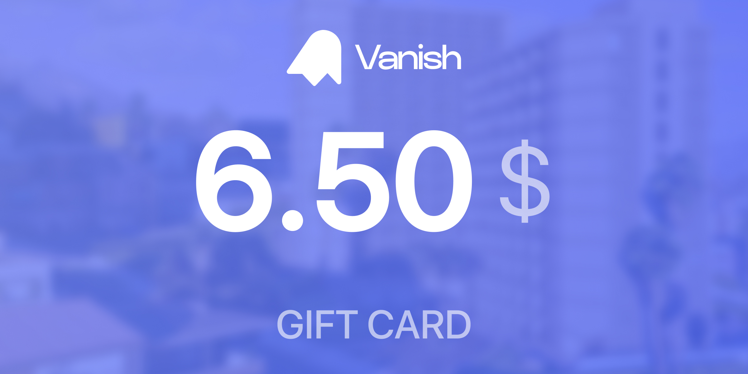 Vanish Gift Card 6.5 USD