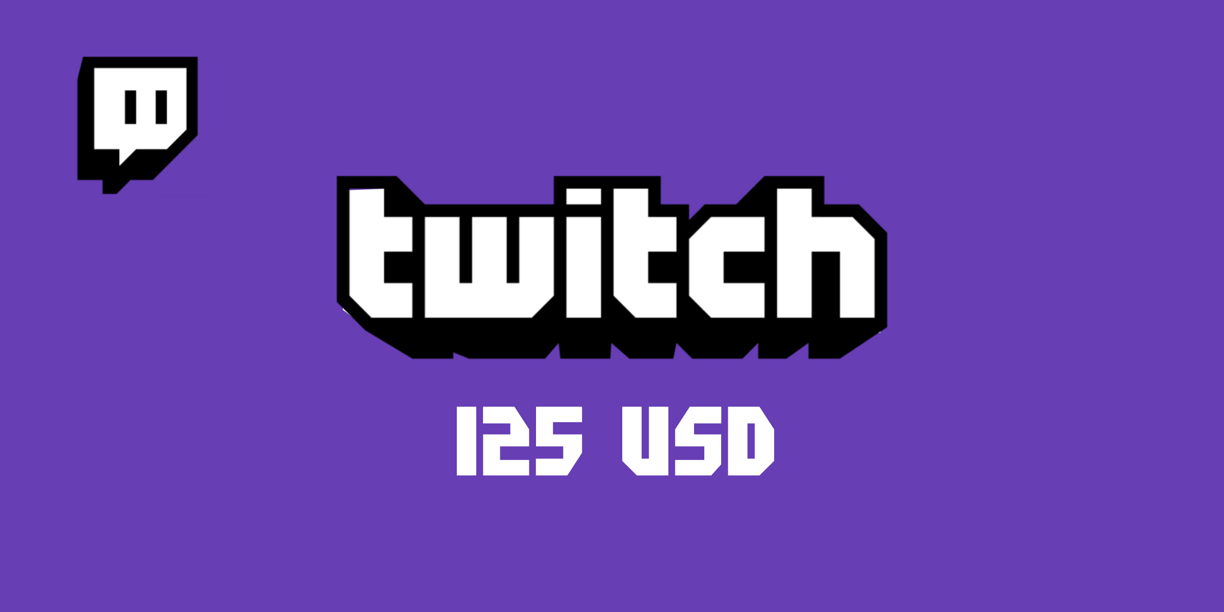 Twitch Gift Card 125 USD