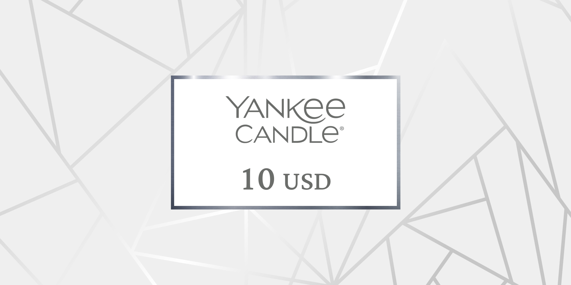 Yankee Candle Gift Card 10 USD