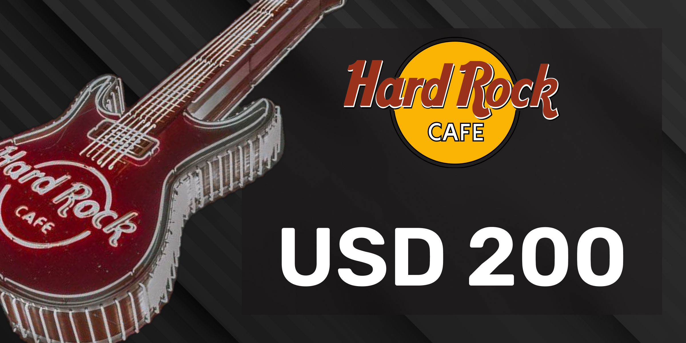 Hard Rock Cafe Gift Card 200 USD