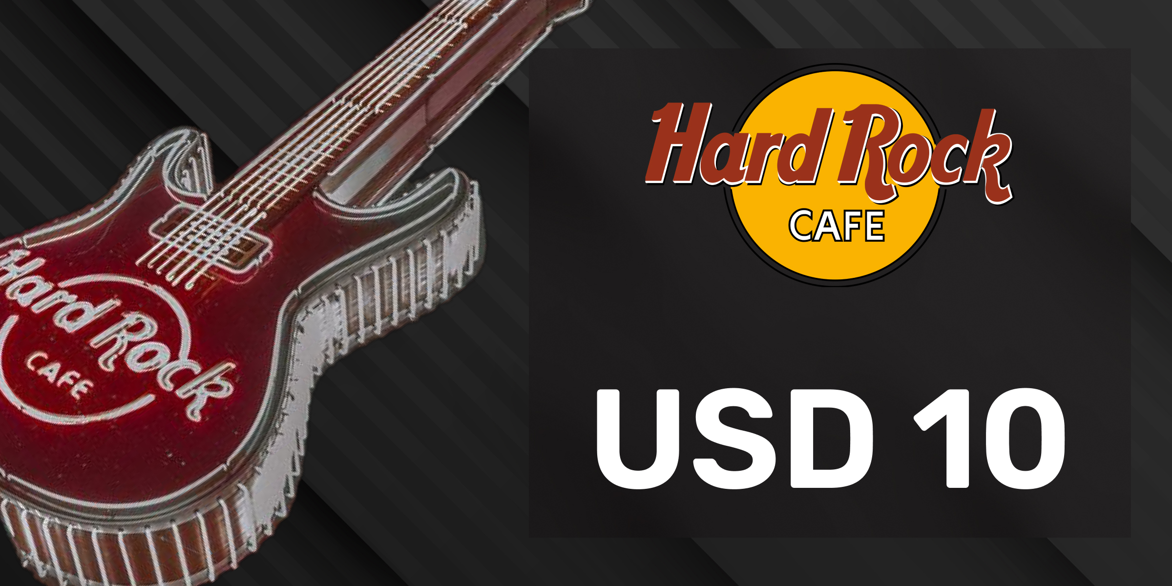Hard Rock Cafe Gift Card 10 USD