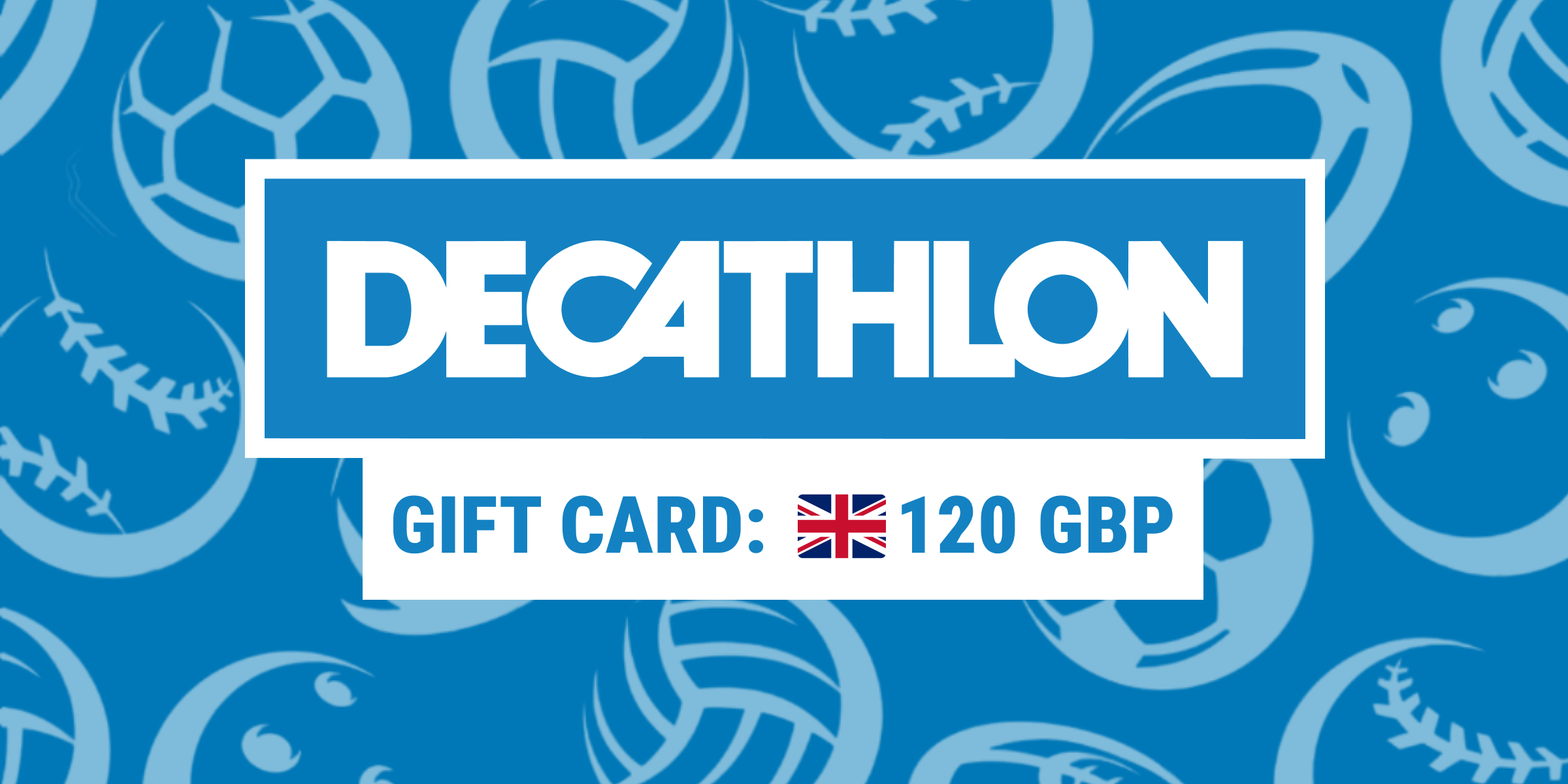 Decathlon Gift Card 120 GBP