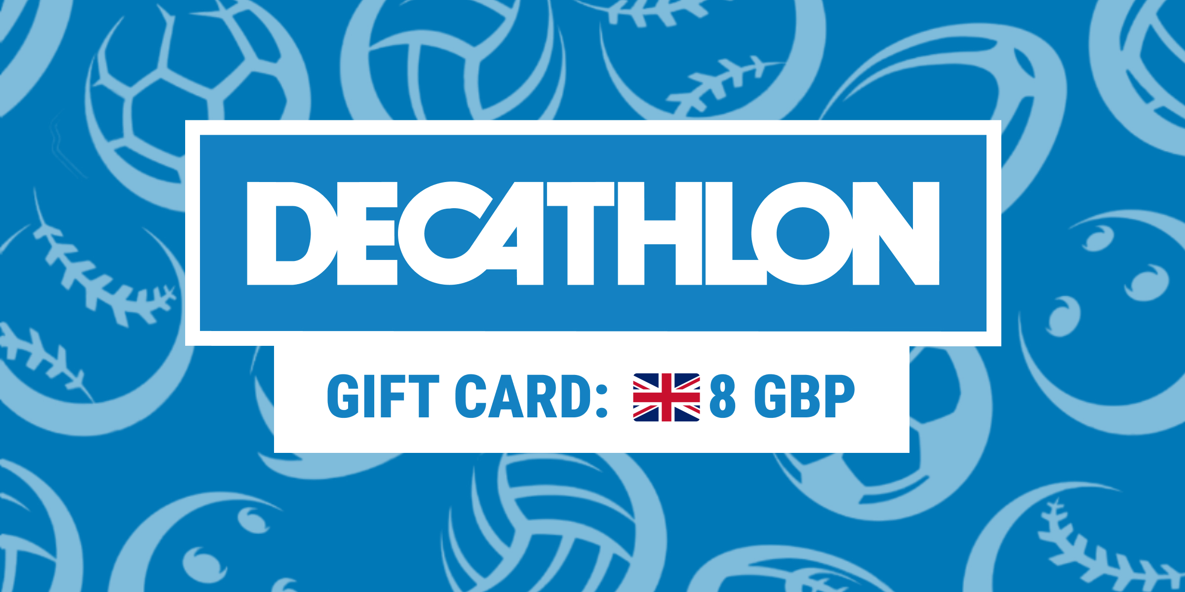 Decathlon Gift Card 8 GBP