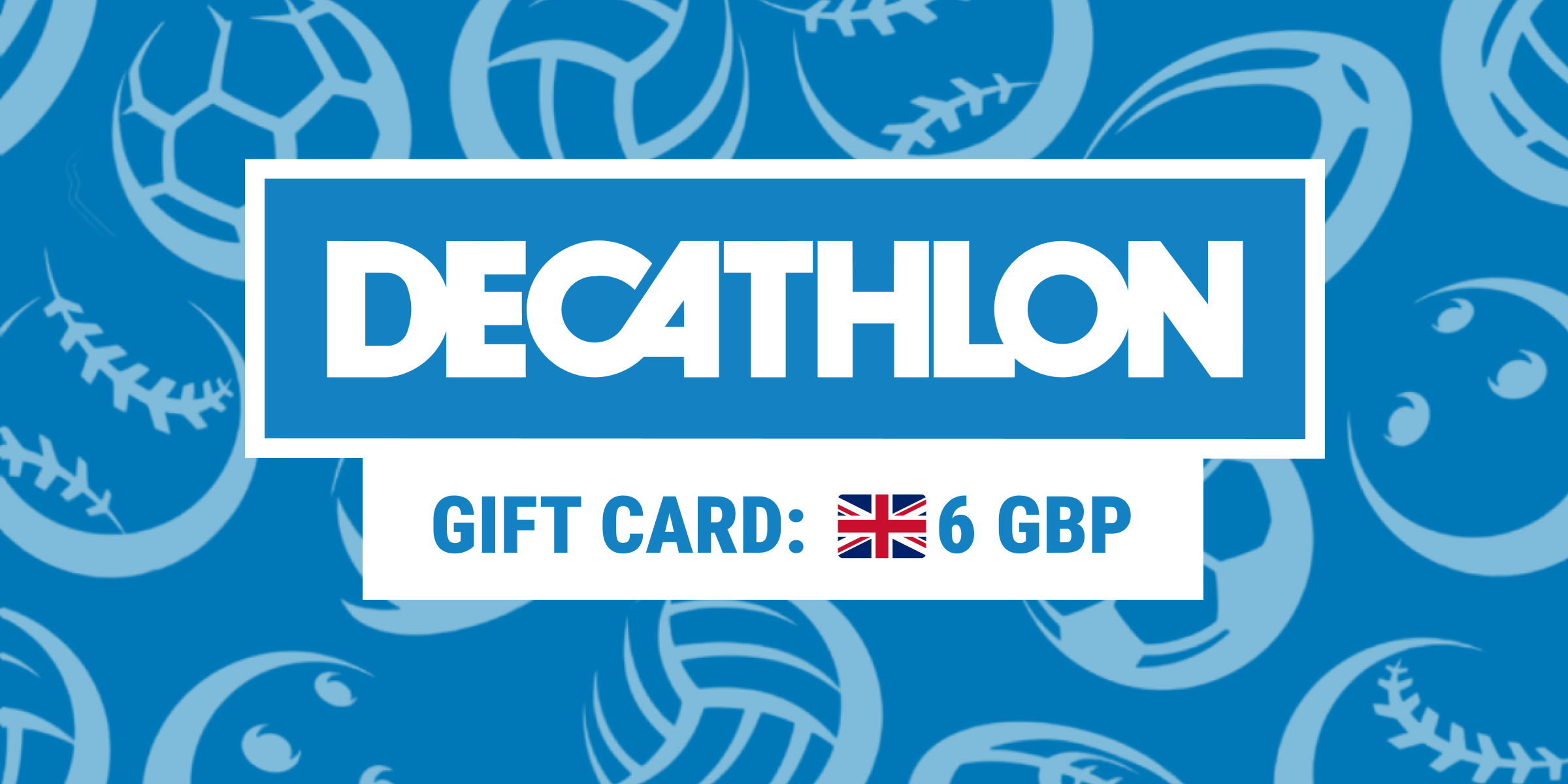 Decathlon Gift Card 6 GBP