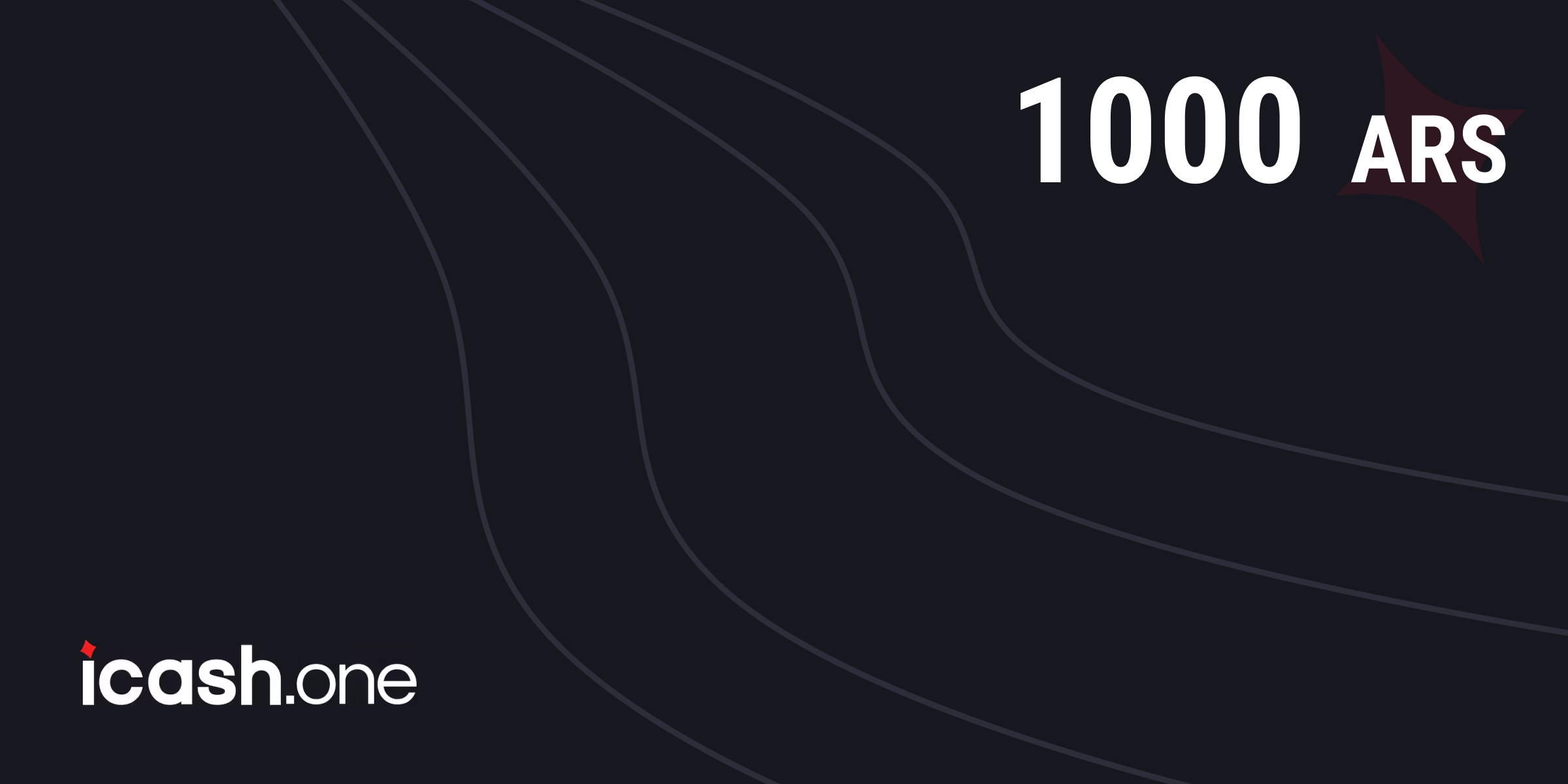 iCash One Gift Card 1000 ARS