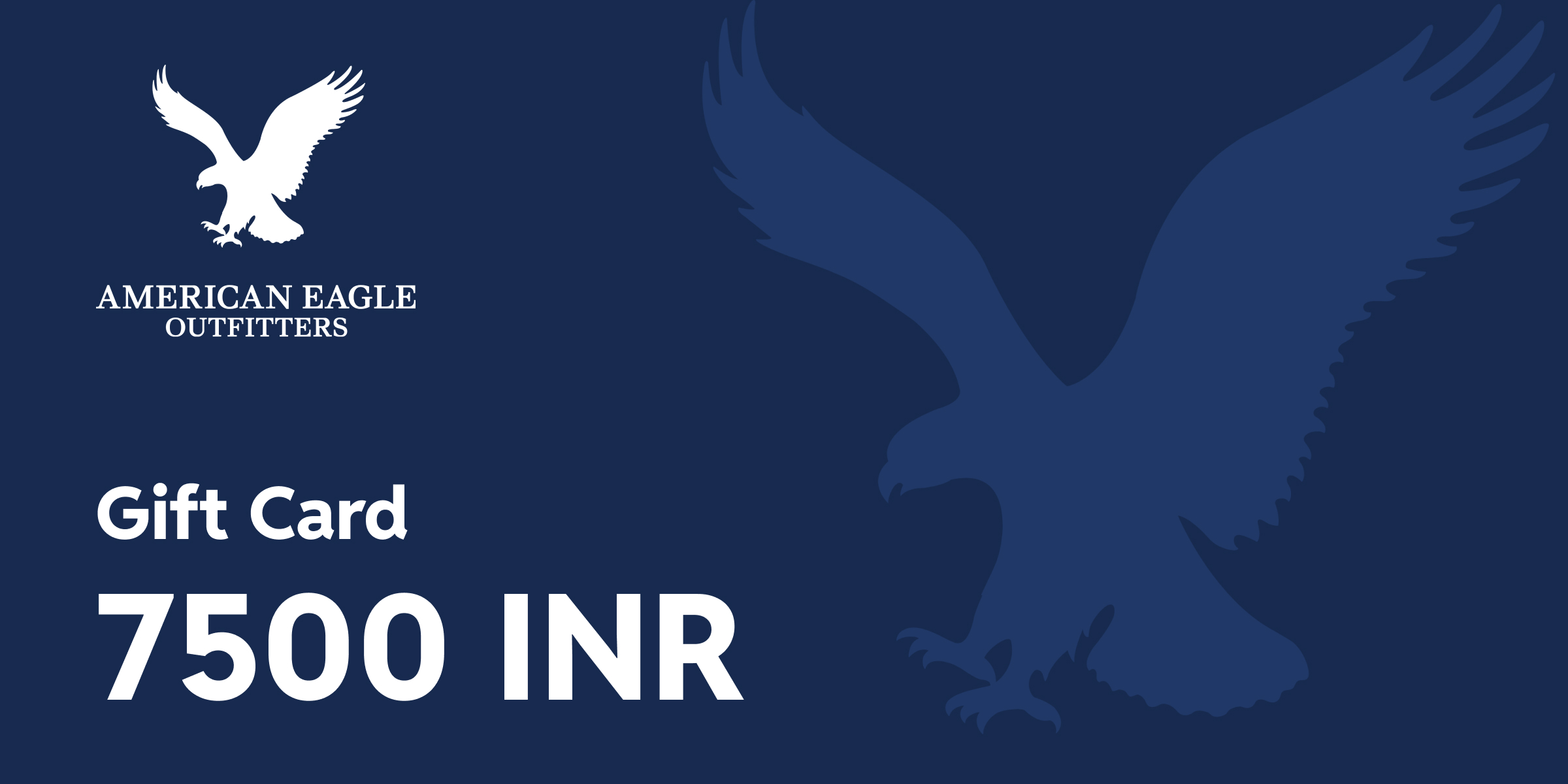 American Eagle Outfitters Gift Card 7500 INR
