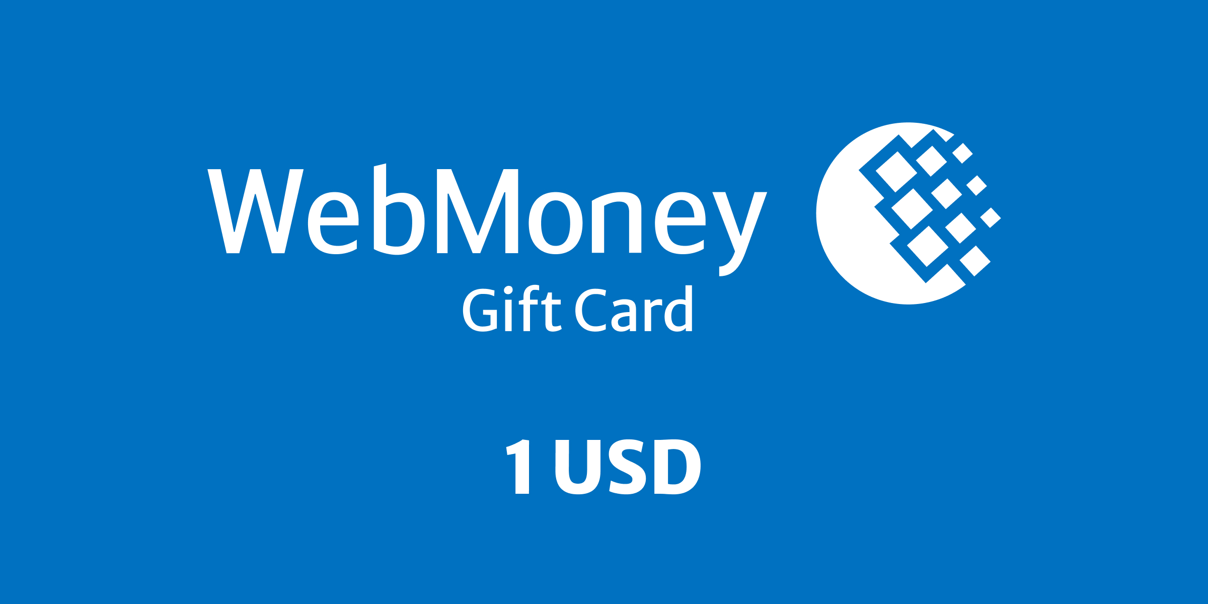 WebMoney Gift Card 1 USD
